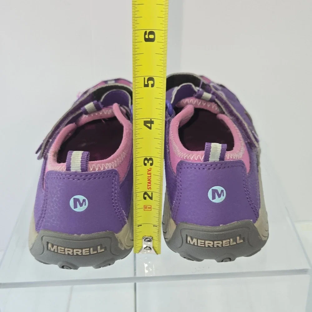 Merrell Kids Hydro Choprock Sandal Purple Leather Hiking Shoe MK165683 Size 3M